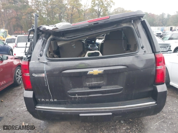 2015 Chevrolet Tahoe LTZ with VIN 1GNSCCKC7FR576236, listed as a IAAI auction lot 40794643 with 170,040 mi miles. Bid and sale history available at carsss.com. Image 16.