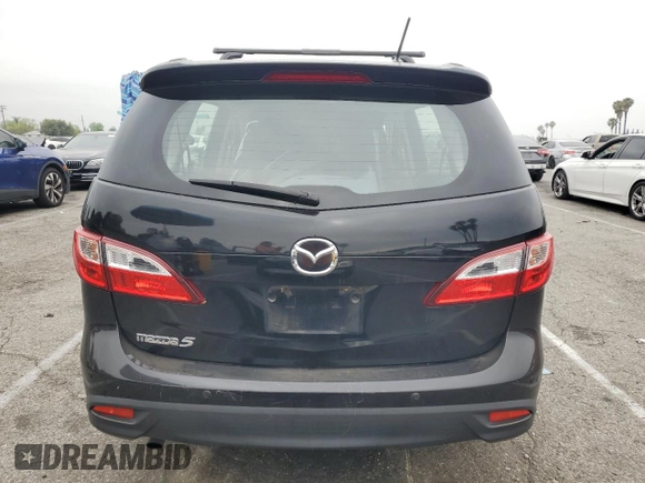 2015 Mazda 5 Touring with VIN JM1CW2CL8F0191186, listed as a Copart auction lot 57846745 with 87,789 mi miles and Salvage title. Bid and sale history available at DreamBid. Image 6.
