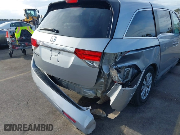 2017 Honda Odyssey EX-L with VIN 5FNRL5H64HB017661, listed as a IAAI auction lot 41719447 with 99,895 mi miles and . Bid and sale history available at DreamBid. Image 6.