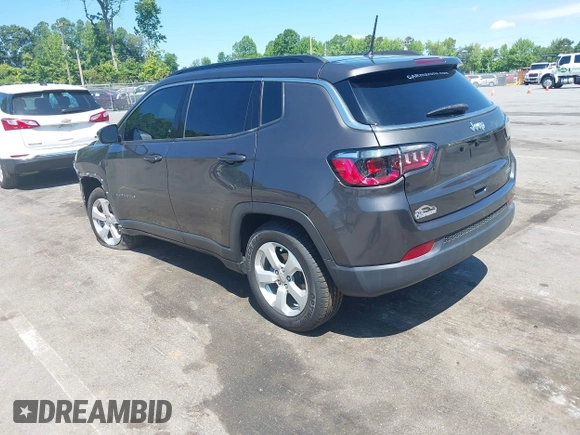2018 Jeep Compass Altitude with VIN 3C4NJCBB1JT461649, listed as a IAAI auction lot 42206406 with 75,464 mi miles and . Bid and sale history available at DreamBid. Image 3.
