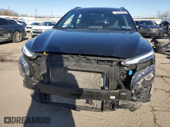 2023 Hyundai Kona N Line with VIN KM8K3CA30PU012643, listed as a Copart auction lot 44437365 with 39,334 mi miles and Salvage Title. Bid and sale history available at carsss.com. Image 5.