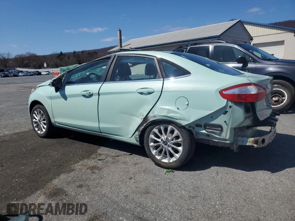 2017 Ford Fiesta Titanium with VIN 3FADP4CJ2HM119725, listed as a Copart auction lot 50743635 with 125,412 mi miles and Salvage Title. Bid and sale history available at carsss.com. Image 2.