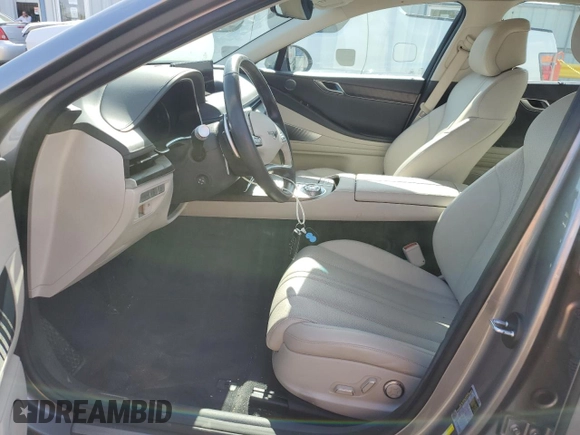 2023 Genesis G80 2.5T with VIN KMTGB4SC8PU142768, listed as a Copart auction lot 58481075 with 41,278 mi miles and Salvage title. Bid and sale history available at DreamBid. Image 7.