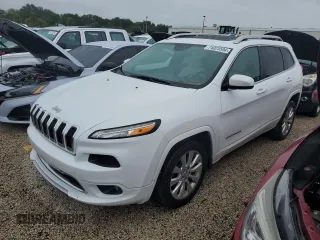 2016 Jeep Cherokee Overland with VIN 1C4PJLJB2GW297809, listed as a Copart auction lot 74023594 with 98,648 mi miles and Salvage title. Bid and sale history available at DreamBid. Image 1.