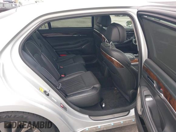 2017 Genesis G90 Premium with VIN KMHG34JA4HU034088, listed as a IAAI auction lot 42180397 with 123,318 mi miles and . Bid and sale history available at DreamBid. Image 8.