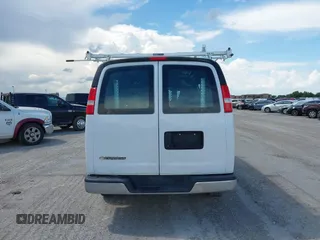 2021 Chevrolet Express Cargo with VIN 1GCWGAFP5M1258210, listed as a IAAI auction lot 42378121 with 50,438 mi miles and . Bid and sale history available at DreamBid. Image 16.