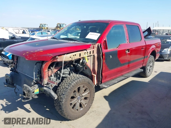 2017 Ford F-150 XL with VIN 1FTEW1EF5HFB09666, listed as a IAAI auction lot 41697476 with 180,676 mi miles. Bid and sale history available at carsss.com. Image 18.