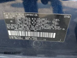 2006 Toyota RAV4 with VIN JTMZD33V066019206, listed as a IAAI auction lot 41770496 with 158,048 mi miles. Bid and sale history available at carsss.com. Image 9.