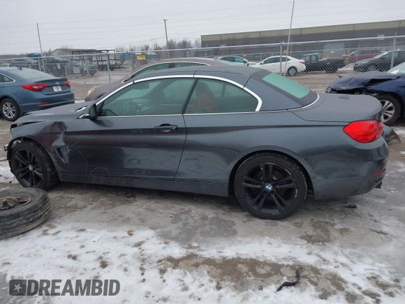 2016 BMW 4 Series 428i xDrive with VIN WBA3T1C56GP822270, listed as a IAAI auction lot 41557665 with 116,637 mi miles and . Bid and sale history available at carsss.com. Image 15.