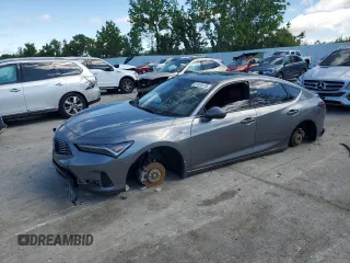2024 Acura Integra Technology с VIN 19UDE4H63RA002868, выставлен на аукционе Copart как лот 57478175 с пробегом 41 770 миль миль и Списание • Salvage title. История ставок и продаж доступна на DreamBid. Изображение 1.