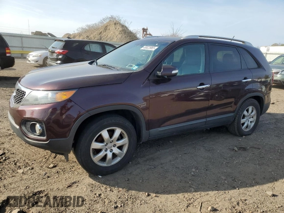 2013 Kia Sorento LX with VIN 5XYKT4A24DG387790, listed as a Copart auction lot 48823965 with 169,915 mi miles and Clean Title. Bid and sale history available at carsss.com. Image 1.
