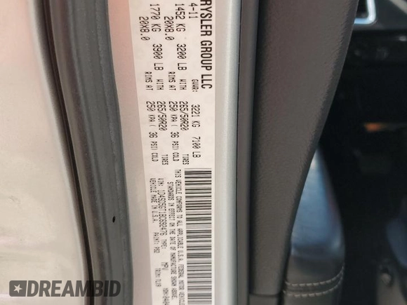 2011 Dodge Durango Citadel z VIN 1D4SD5GT1BC692476, wystawiony jako Copart lot #49863815 z przebiegiem 187 910 mil mil oraz Szkoda całkowita • Salvage title. Historia ofert i sprzedaży dostępna na DreamBid. Obrazek 14.