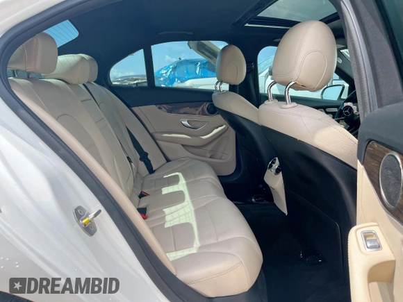 2018 Mercedes-Benz C 300 with VIN 55SWF4JB6JU245144, listed as a Copart auction lot 61415265 with 81,515 mi miles and Salvage title. Bid and sale history available at DreamBid. Image 10.