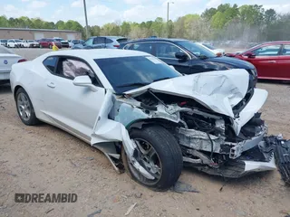 2017 Chevrolet Camaro 1LT with VIN 1G1FB1RS7H0111423, listed as a IAAI auction lot 41945956 with 97,641 mi miles. Bid and sale history available at carsss.com. Image 1.