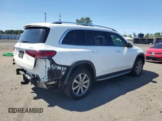 2020 Mercedes-Benz GLS 450 with VIN 4JGFF5KE4LA214885, listed as a Copart auction lot 54007984 with 27,719 mi miles and Salvage Title. Bid and sale history available at DreamBid. Image 3.