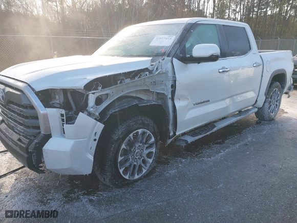 2023 Toyota Tundra 4WD Limited with VIN 5TFJA5DB8PX070681, listed as a IAAI auction lot 41617433 with 57,693 mi miles. Bid and sale history available at carsss.com. Image 20.