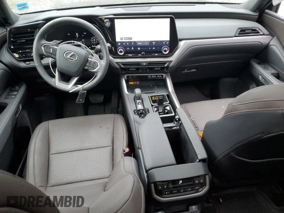 2024 Lexus TX 350 with VIN 5TDAAAB68RS020029, listed as a Copart auction lot 57806925 with 4,209 mi miles and Salvage title. Bid and sale history available at DreamBid. Image 8.