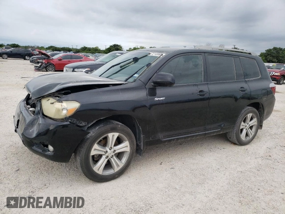 2009 Toyota Highlander Sport z VIN JTEDS43A492092587, wystawiony jako Copart lot #57210994 z przebiegiem 195 908 mil mil oraz Szkoda całkowita • Salvage title. Historia ofert i sprzedaży dostępna na DreamBid. Obrazek 1.