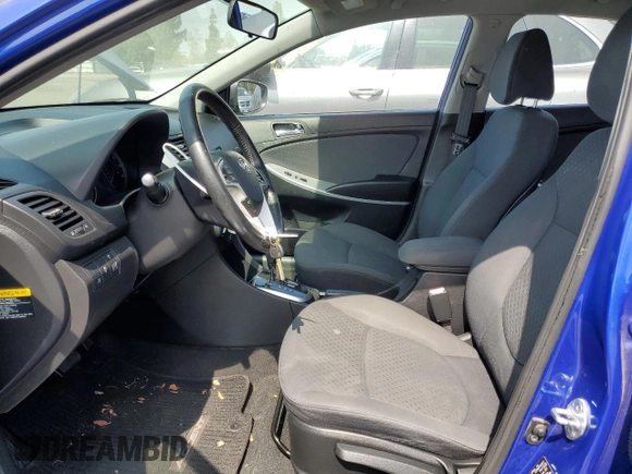 2012 Hyundai Accent SE with VIN KMHCU5AE9CU035072, listed as a Copart auction lot 54616835 with 107,682 mi miles and Clean Title. Bid and sale history available at carsss.com. Image 7.