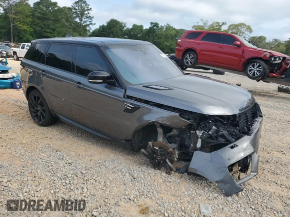 2018 Land Rover Range Rover Sport HSE with VIN SALWR2RV8JA187597, listed as a Copart auction lot 57568265 with 88,513 mi miles and Salvage title. Bid and sale history available at DreamBid. Image 4.