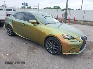 2015 Lexus IS 250 with VIN JTHBF1D24F5052489, listed as a IAAI auction lot 42040915 with 162,539 mi miles and . Bid and sale history available at DreamBid. Image 1.