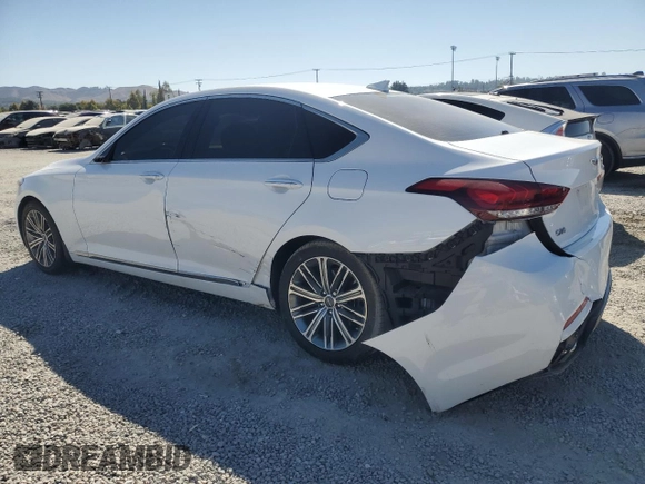 2019 Genesis G80 3.8L with VIN KMTFN4JE3KU309892, listed as a Copart auction lot 74753244 with 38,760 mi miles and Salvage Title. Bid and sale history available at carsss.com. Image 2.