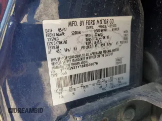 2008 Ford F-250 XL z VIN 1FTSW21Y18EB36076, wystawiony jako Copart lot #50083775 z przebiegiem 187 683 mil mil oraz Nie do naprawy • Non repairable. Historia ofert i sprzedaży dostępna na DreamBid. Obrazek 12.