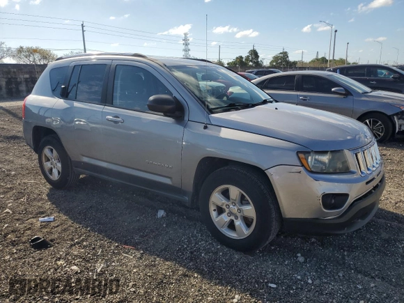 2015 Jeep Compass Sport with VIN 1C4NJCBA9FD198041, listed as a Copart auction lot 50901245 with 77,091 mi miles and Salvage Title. Bid and sale history available at carsss.com. Image 4.