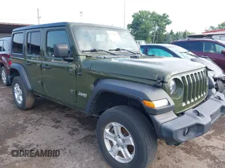 2021 Jeep Wrangler Unlimited Willys with VIN 1C4HJXDM9MW577585, listed as a IAAI auction lot 41739499 with 47,076 mi miles and . Bid and sale history available at DreamBid. Image 1.