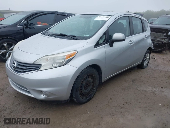 2014 Nissan Note S with VIN 3N1CE2CP7EL403277, listed as a IAAI auction lot 42183610 with 214,249 mi miles and . Bid and sale history available at DreamBid. Image 2.
