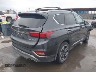 2020 Hyundai Santa Fe Limited with VIN 5NMS5CAA9LH280850, listed as a IAAI auction lot 41174789 with 45,563 mi miles. Bid and sale history available at carsss.com. Image 4.