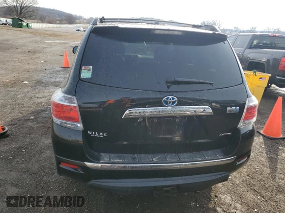 2012 Toyota Highlander Hybrid Limited with VIN JTEDC3EH7C2008609, listed as a Copart auction lot 47660465 with 193,756 mi miles and Clean Title. Bid and sale history available at carsss.com. Image 6.