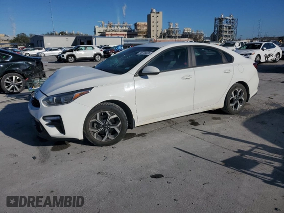2020 Kia Forte LXS with VIN 3KPF24AD7LE191439, listed as a Copart auction lot 46739535 with 58,597 mi miles and Salvage Title. Bid and sale history available at carsss.com. Image 1.