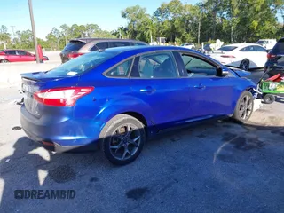 2013 Ford Focus SE with VIN 1FADP3F26DL309893, listed as a IAAI auction lot 41800681 with Not Provided miles and . Bid and sale history available at carsss.com. Image 4.