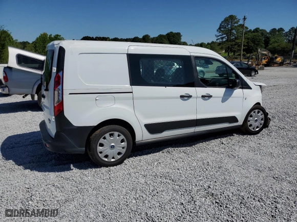 2021 Ford Transit Connect Van XL with VIN NM0LS7E22M1483255, listed as a Copart auction lot 55010964 with 49,594 mi miles and Clean Title. Bid and sale history available at carsss.com. Image 3.