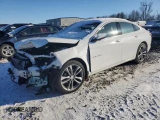 2022 Chevrolet Malibu Premier with VIN 1G1ZE5SX3NF208001, listed as a Copart auction lot 87070234 with 25,001 mi miles and Salvage Title. Bid and sale history available at DreamBid. Image 1.