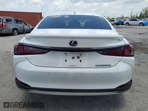 2022 Lexus ES 300h F Sport with VIN 58AGA1C15NU024210, listed as a Copart auction lot 60349895 with 134,663 mi miles and Salvage title. Bid and sale history available at DreamBid. Image 6.