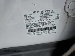 2020 Ford Explorer with VIN 1FMSK8BH3LGC01631, listed as a Copart auction lot 54668005 with 22,047 mi miles and Salvage title. Bid and sale history available at DreamBid. Image 13.
