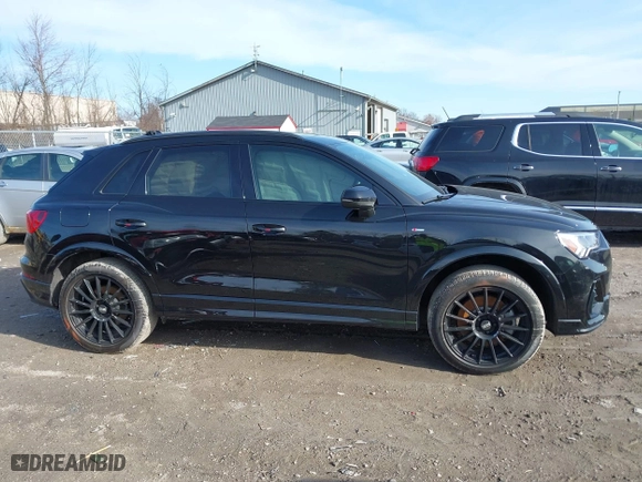 2023 Audi Q3 S line Premium with VIN WA1DECF38P1111626, listed as a IAAI auction lot 41935732 with 38,777 mi miles. Bid and sale history available at carsss.com. Image 13.