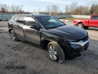 2020 Chevrolet Blazer LT z VIN 3GNKBJRSXLS646907, wystawiony jako Copart lot #48987655 z przebiegiem 136 162 mil mil oraz Szkoda całkowita • Salvage title. Historia ofert i sprzedaży dostępna na DreamBid. Obrazek 4.