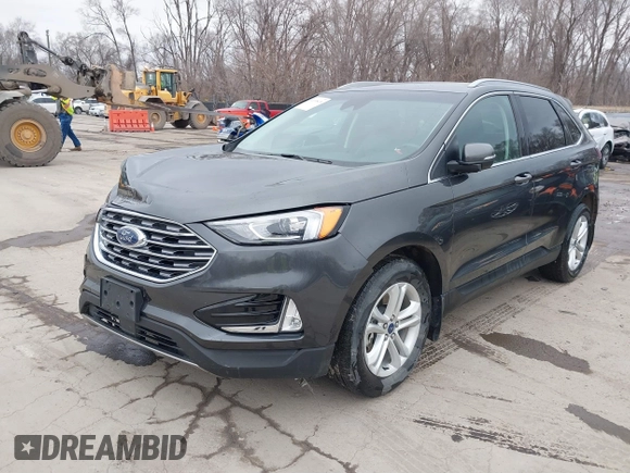 2020 Ford Edge SEL with VIN 2FMPK4J98LBB00715, listed as a IAAI auction lot 41698436 with 49,715 mi miles. Bid and sale history available at carsss.com. Image 2.