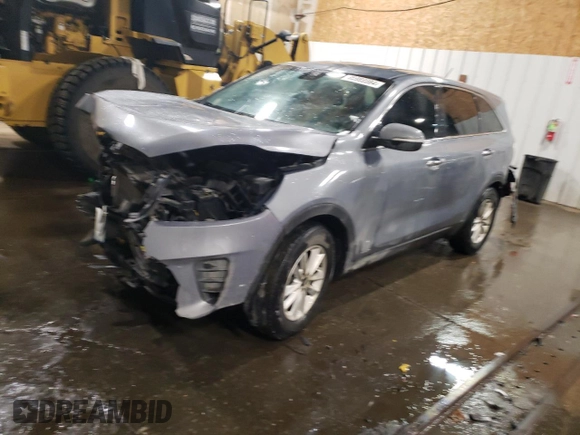 2020 Kia Sorento LX V6 with VIN 5XYPGDA57LG617826, listed as a Copart auction lot 85955584 with 88,206 mi miles and Non Repairable. Bid and sale history available at carsss.com. Image 1.