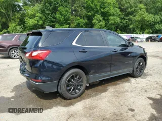 2021 Chevrolet Equinox LT with VIN 3GNAXKEV8MS142635, listed as a Copart auction lot 60846595 with 86,713 mi miles and Salvage title. Bid and sale history available at DreamBid. Image 3.