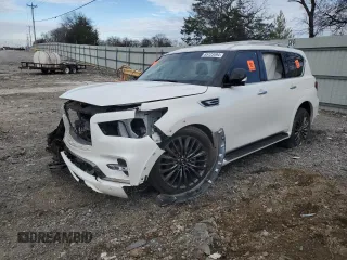 2024 Infiniti QX80 SENSORY with VIN JN8AZ2BE6R9326123, listed as a Copart auction lot 43717935 with 0 mi miles and Salvage Title. Bid and sale history available at carsss.com. Image 1.