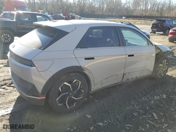 2023 Hyundai IONIQ 5 SE Standard Range with VIN KM8KM4AB5PU166677, listed as a Copart auction lot 42814625 with 68,270 mi miles and Salvage Title. Bid and sale history available at carsss.com. Image 3.