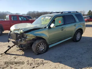 2010 Mercury Mariner Premier with VIN 4M2CN8HG9AKJ07871, listed as a Copart auction lot 47218045 with 0 mi miles and Salvage Title. Bid and sale history available at carsss.com. Image 1.