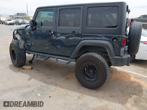 2017 Jeep Wrangler Unlimited Sport with VIN 1C4BJWDG2HL634291, listed as a IAAI auction lot 42242223 with 145,880 mi miles and . Bid and sale history available at DreamBid. Image 15.