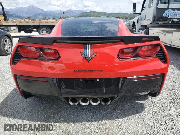 2016 Chevrolet Corvette Z51 3LT z VIN 1G1YM2D78G5117535, wystawiony jako Copart lot #51256535 z przebiegiem 35 611 mil mil oraz Szkoda całkowita • Salvage title. Historia ofert i sprzedaży dostępna na DreamBid. Obrazek 6.