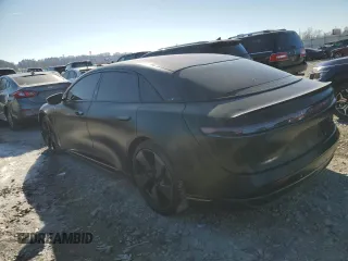 2023 Lucid Air Grand Touring with VIN 50EA1GBA9PA006234, listed as a Copart auction lot 81097704 with 9,104 mi miles and Salvage Title. Bid and sale history available at carsss.com. Image 2.