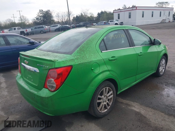 2015 Chevrolet Sonic LT with VIN 1G1JC5SH7F4152878, listed as a IAAI auction lot 41931277 with 180,189 mi miles and . Bid and sale history available at DreamBid. Image 4.